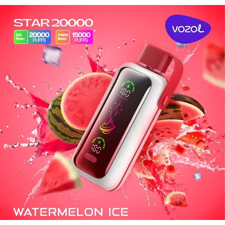 VOZOL STAR 26000/20000 англ. ORIGINAL (Raspberry watermelon pineapple)