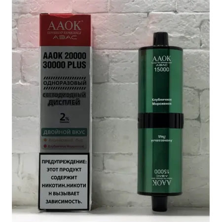 AAOK 30000 Plus (2 вкуса) Original (Ананас яблоко клубника киви)