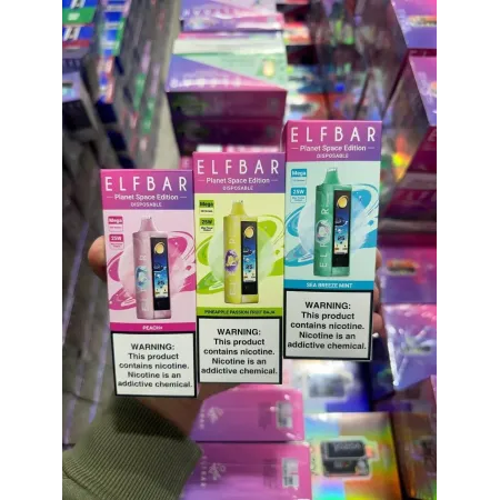 ELFBAR PLANET 25000 ORIGINAL (White peach Baja splash)