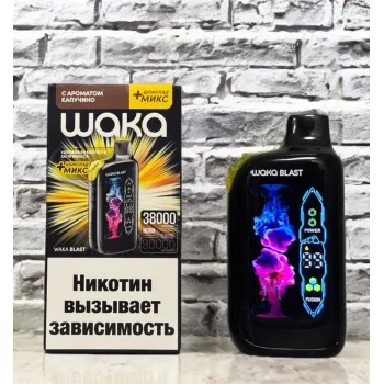 WAKA BLAST 38000 Original (Черника малина ментол)